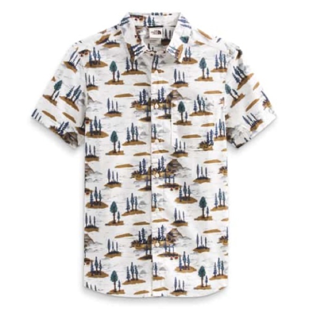 NWOT Men’s North Face Short Sleeve Button Up Shirt
